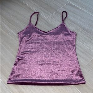 Aeropostale Crushed Velvet Tank Top
